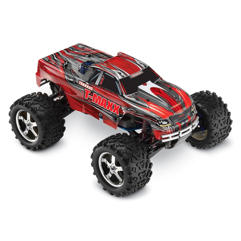 TRA49077-3 Traxxas Red T-Maxx® 3.3: 1/10 Scale Nitro-Powered 4WD