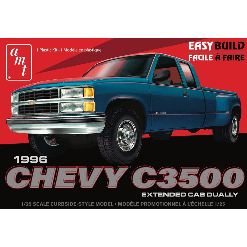 AMT1409M 1/25 1996 Chevrolet C-3500 Dually Pickup EasyBuild