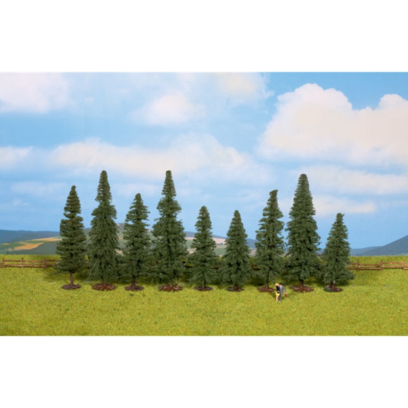 Walthers Scenemaster 949-1160 Fir Tree (9 -Pack)
