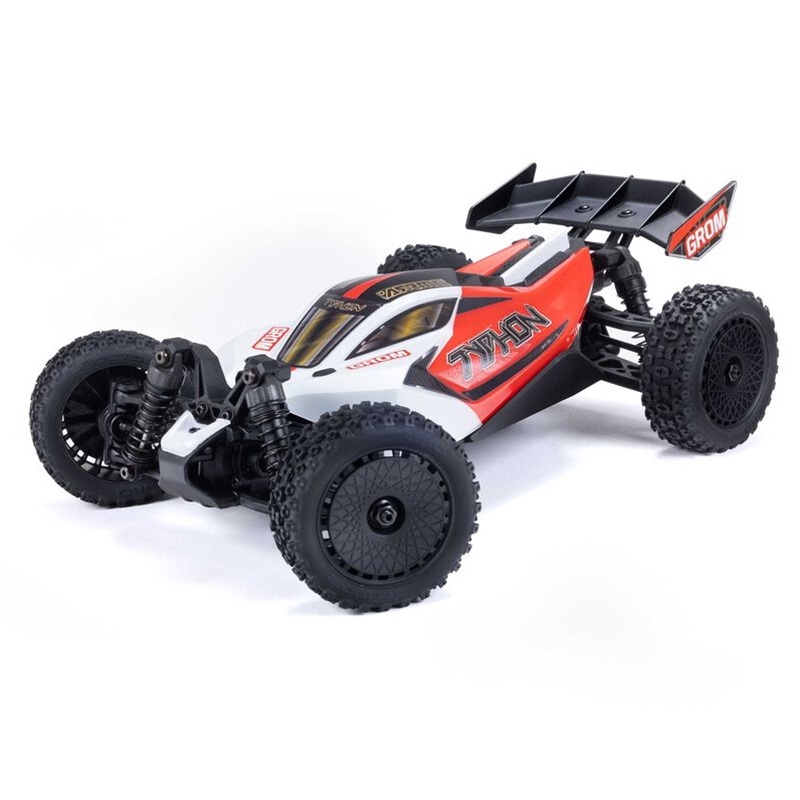 ARA2106T2 Arrma Red TYPHON GROM MEGA 380 Brushed 4X4 Small Scale Buggy RTR with Battery & Charger