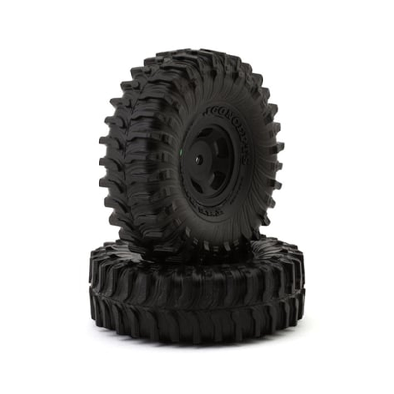JCO4058-32911 JConcepts The Hold 1.0" Pre-Mounted Tires (63mm OD) (2) w/Glide 5 Wheels (Green)