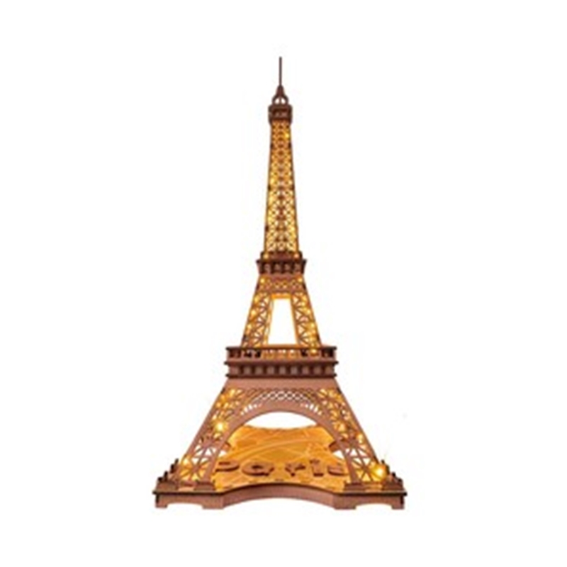 ROLTGL01 Rolife Night of the Eiffel Tower 3D Wooden Puzzle