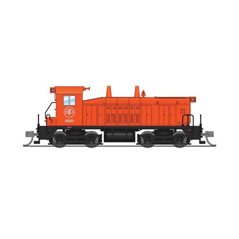 Broadway Limited Imports BLI7514 N Scale EMD SW7 - Sound and DCC - Paragon4(TM) -- Detroit, Toledo & Ironton #920 (orange, black, Monogram Logo)