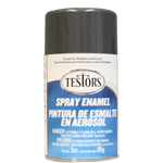 Testors 1253 Spray 3oz Graphite Gray Metallc Enamel