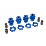 17mm Wheels Hubs (4), Blue: Slash 4x4,Stampede 4x4