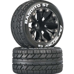 Bandito ST 2.8" Truck 2WD Mounted Fr C2 Black (2)