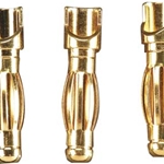 Gold Plated Bullet Connector Male 4mm (3)