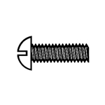 Nylon Machine Screw #2-56 x 5/8 Round Head