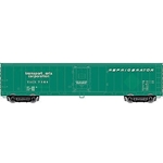 HO ACF/REA Steel Express Reefer - Ready to Run - Master Transport Arts Corp TACX #7181 (light green, w)