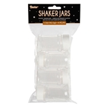 Plastic Shaker Jar With Lid -1.5 Ounces - 4 Pieces