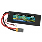 Lectron Pro 7.4V 5200mAh 35C Lipo Battery with XT60 Connector + CSRC adapter for XT60 batteries
