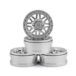 Pit Bull Tires Raceline Ryno 1.9 Aluminum Beadlock Wheels (Silver) (4)