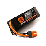 11.1V 5000mAh 3S 30C Smart Hardcase LiPo Battery: IC5