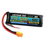 Lectron Pro 11.1V 5200mAh 50C Lipo Battery with XT90 Connector