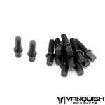 Vanquish VPS01705 Scale Black SLW Hub Screw Kit - Long