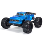 Arrma ARA8611V5T2 Blue 1/8 NOTORIOUS 6S V5 4X4 BLX Stunt Truck with Spektrum Firma RTR, Blue