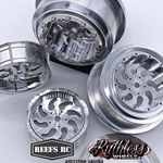 Kahuna Beadlock Drag Wheels w/ Rings and Hardware (4pcs)