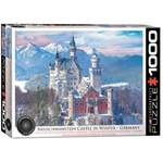 Neuschwanstein Castle, Germany (Winter Scene) Puzzle (1000pc)