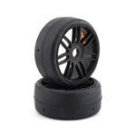 GRP GT - TO2 Slick Belted Pre-Mounted 1/8 Buggy Tires (Black) (2) (S5) w/17mm Hex