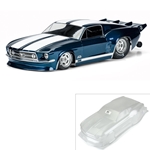 1/10 1967 Ford Mustang Clear Body: Drag Car