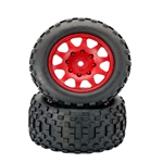 Scorpion XL Belted Tires / Viper Wheels (2) Traxxas X-Maxx 8S-Red