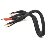 ProTek RC 2S High Current Charge/Balance Adapter (4mm to 4mm Solid Bullets) (10awg Wire) (24")