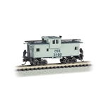 36' Wide-Vision Caboose - Ready to Run - Silver Series(R) -- CSX Transportation #3180 (gray, blue)