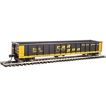 53' Railgon Gondola - Ready To Run -- Baltimore & Ohio #350169 (patch; black, yellow)