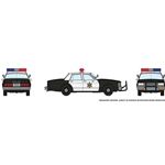 1980-1985 Chevrolet Impala Sedan - Assembled -- Police (black, white)