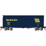 AAR 40' Steel Boxcar - Ready to Run - Silver Series(R) -- Wabash (blue)