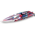 57076-4 Traxxas Spartan™ Brushless Muscleboat! Red