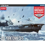 1:700 USS Yorktown CV-5 "Battle of Midway"