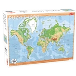 World Map Puzzle 1000 Pc