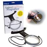 Lighted Hands-Free Magnifier 1.5x & 3x Power w/Lanyard