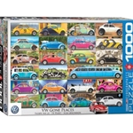 VW Gone Places Car Collage Puzzle (1000pc)