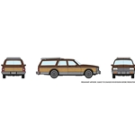 1980-1985 Chevrolet Caprice Station Wagon - Assembled -- Brown Woody (Woodie)