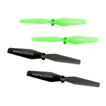 Propeller Set (4) Green/Black (2 of each color); Stinger 2.0
