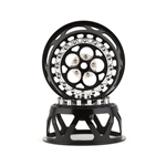 SSD RC 5 Hole Light Weight Drag Rear Main Wheel Inserts (Black) (2)