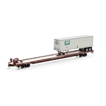 ATH14356 Athearn N F89F Trailer with 40' Trailer, TTX #154869, PCTZ Trailer