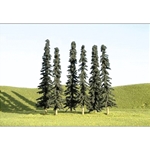 32103 Bachmann SceneScapes(TM) Layout-Ready Trees -- Conifer Trees 3-4" pkg(9)