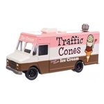 949-12108 SceneMaster Morgan Olson(R) Route Star Van -- Road Cones Ice Cream Food Truck
