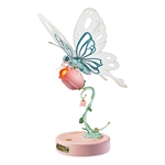 Rokr ROEMI05B Butterfly (Pink) DIY Mechanical 3D Puzzle