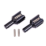 Traxxas 9583X Differential output cup, front or rear (hardened steel, heavy duty) (2)/ 2.5x12mm pin (2) (2)