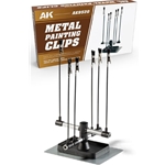 AK Interactive AK9520 Metal Painting Clips w/Swivel Magnetic Base
