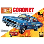 MPC 1968 Dodge Coronet Hardtop w/Trailer 1:25 Scale