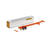 Athearn ATH27992 HO 48' Container with Chassis, JBHU