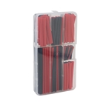 EcoPower ECP-3009 Heat Shrink Tubes w/Plastic Case (Black & Red) (150)