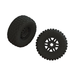 Arrma ARA550110 dBoots FORTRESS LP Tire Set Glued Black (2)