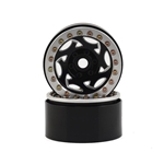 SSD RC SSD00242 1.9"" Champion Beadlock Wheels (Black/Silver)