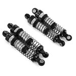 Hot Racing HRATRXM51DP08 Threaded Aluminum Shocks for Traxxas TRX-4M (Black) (4)